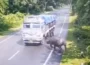Assam: Over Speeding truck hits rhino in Kazaranga