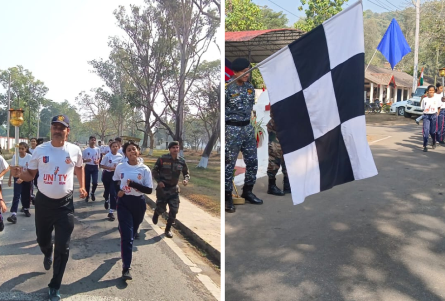 Assam: ‘Unity Flame Run’ by NCC's arrives in Guwahati