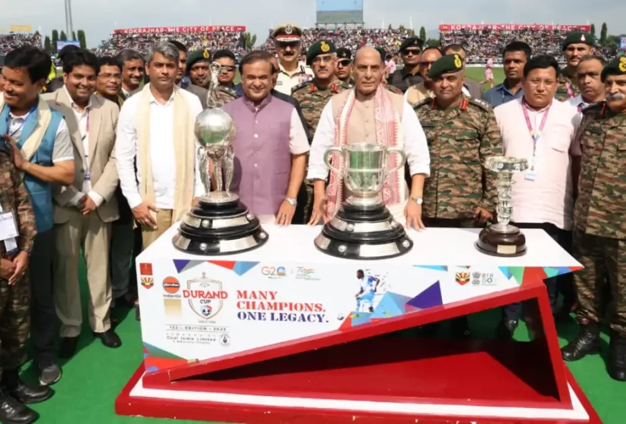 In Kokrajhar Defence minister inaugurates Durand Cup