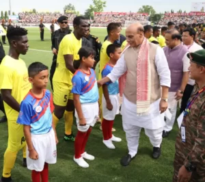 In Kokrajhar Defence minister inaugurates Durand Cup