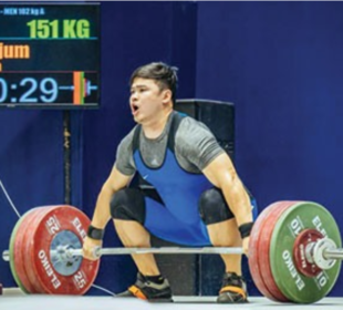 At 37th National Games Arunachal's Taba wins gold in weightlifting
