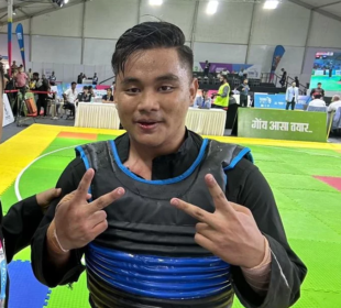 In Pencak Silat Kitenlo K. Thono of Nagaland wins gold medal