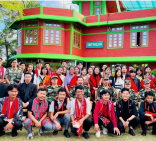 Naga students of Ukhrul meet NSCN-IM leader at camp Hebron