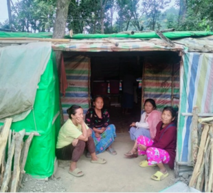 In Kamjong district, 460 Myanmar nationals living in shelter camps