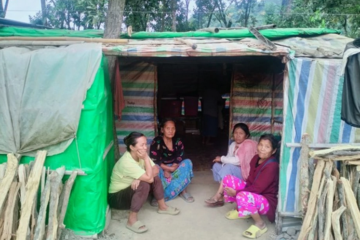 In Kamjong district, 460 Myanmar nationals living in shelter camps