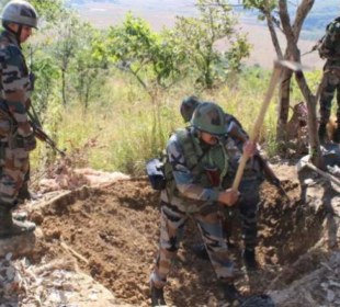 Security forces destroy 11 bunkers; huge cache of arms captured