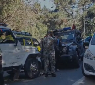 In Upper Shillong, CM Sangma's convoy met with an accident
