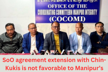 Against SoO accord extension with Chin-kuki, COCOMI warns govt