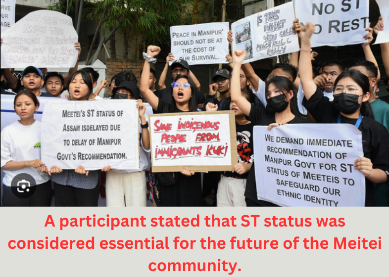 For ST status demand, Meitei students body hold a mass rally