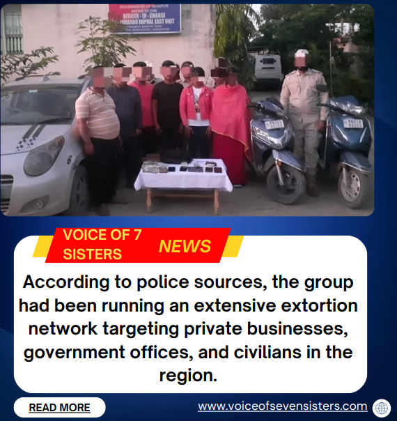 Six freedom fighters of KCP (PWG) nabbed by Manipur Police